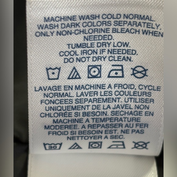 Lands' End White And Black Gingham Check Print Down Filled Puffer Vest Sz L Tall - Picture 14 of 15